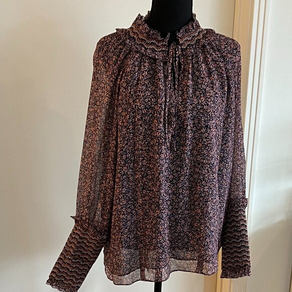 New with tags, Jonathan Simkhai Sedona Floral Silk Blouse! - Picture 3 of 7